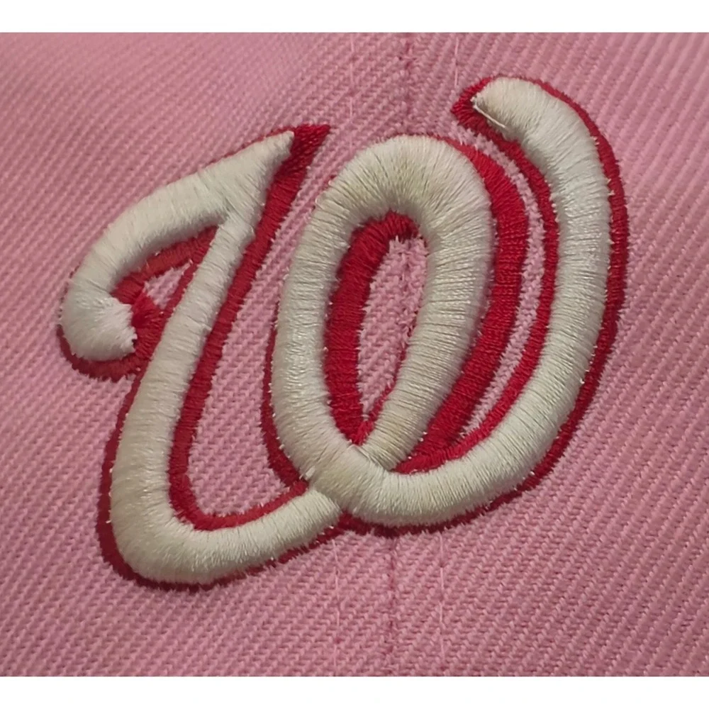 Washington Nationals MLB Pink Baseball Cap Womens Strapback Hat